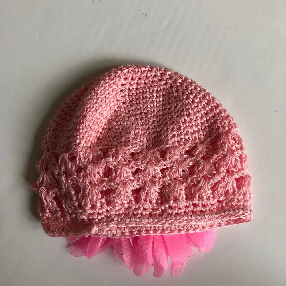 Crocheted Floral hat